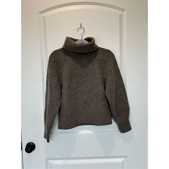 Los Angeles Atelier Wool and Yak Blend Turtleneck Sweater Gray Size XS - Picture 1 of 6